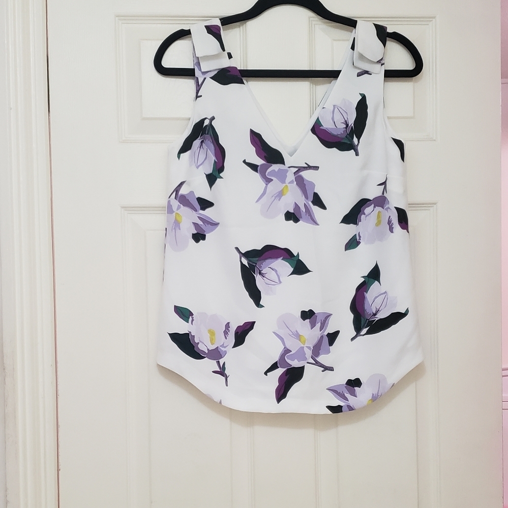 Banana Republic Floral Sleeveless Blouse